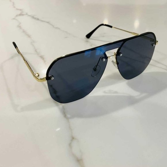 Flat Top Aviator Sunglasses - Picture 1 of 5
